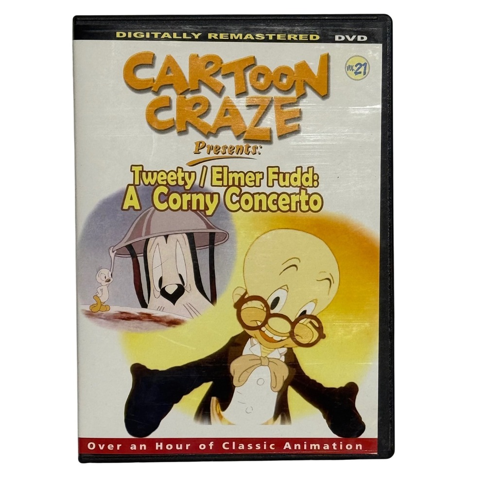Cartoon‎ Craze DVD Tweety Elmer Fudd A Corny Concerto Vol 21 Animation